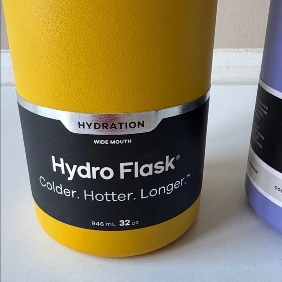NEW Two Hydro Flask 32 Oz. Wide mouth Bottles - Picture 2 of 8